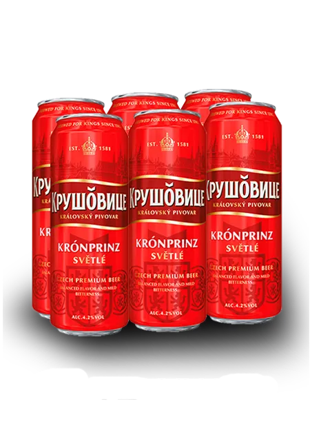 Пиво Крушовица светлое 4.2% 6шт х 0.5л