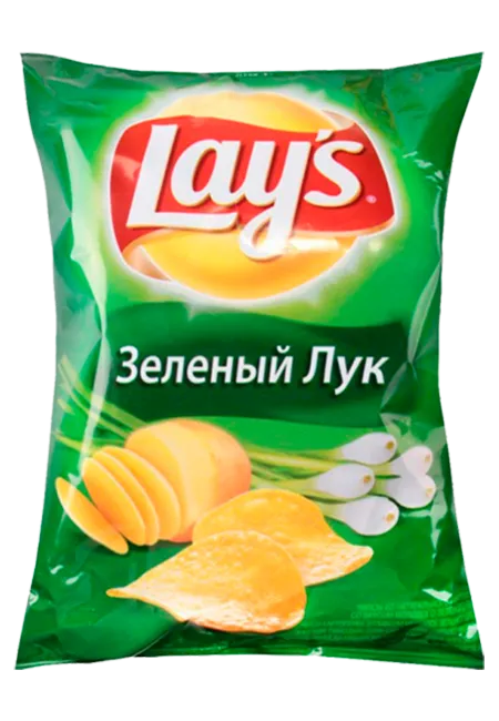 Чипсы Lays (сметана, лук, бекон, краб).