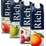 Сок Rich (яблоко, вишня, апельсин, томат) 1л.